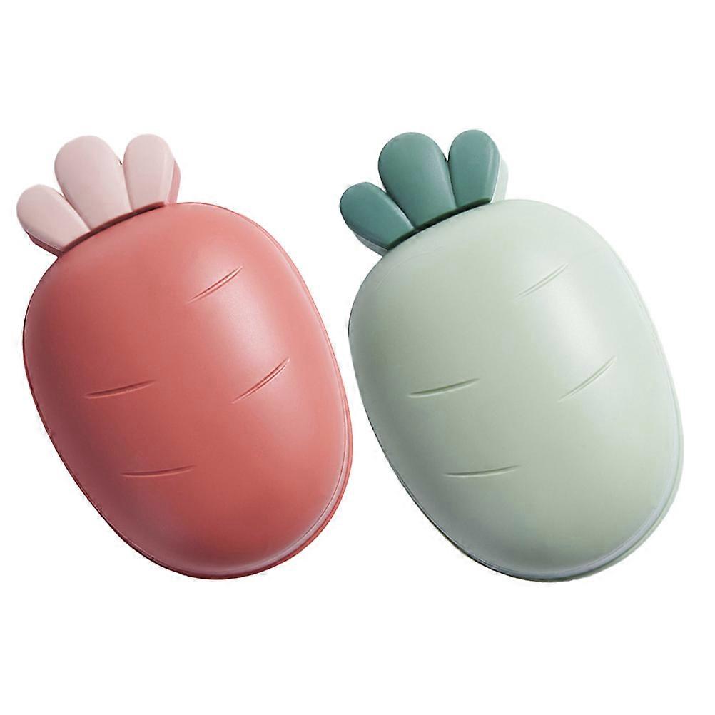 Soap Draining Box Double Layer for Storage Use 2Pcs PP Material