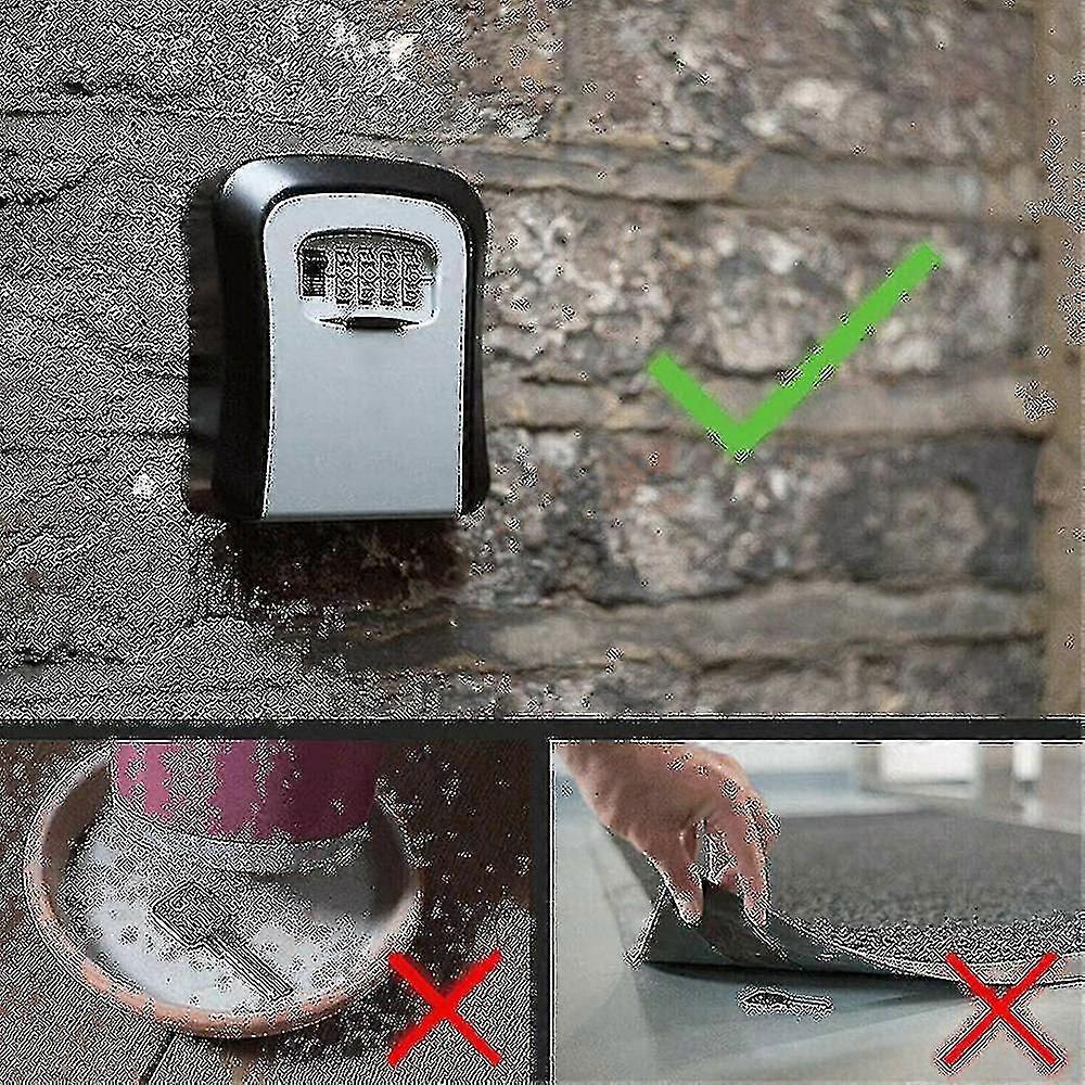4 Digit Code Key Box Anti-theft Lock Key Box