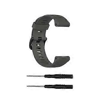 22mm Utbytbart Klockarmband Kompatibel Forerunner 945 935 Fenix 6 Quatix 5 Grå