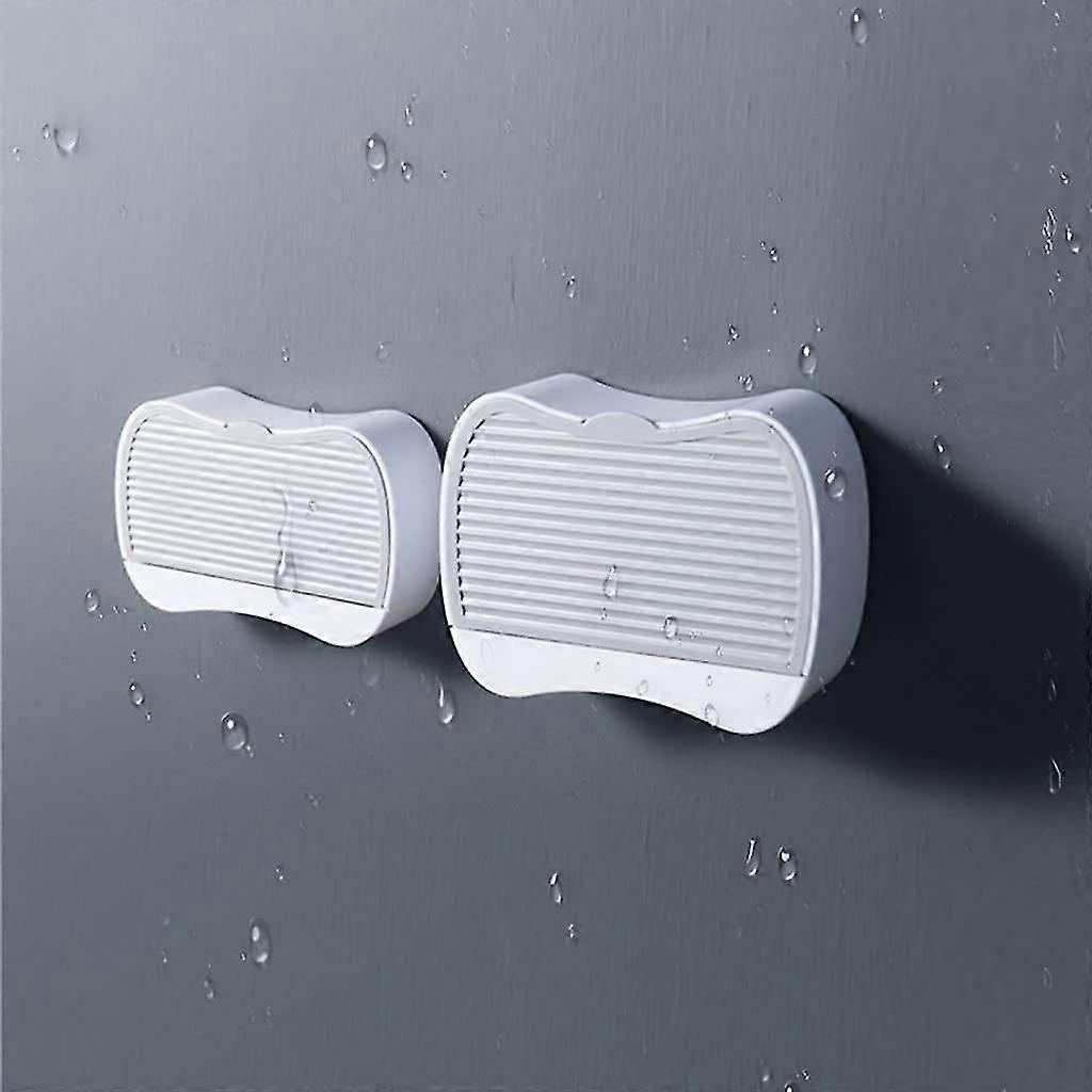 Wall Mounted Soap Dish Bathroom Storage Drainer Soap Box Hook