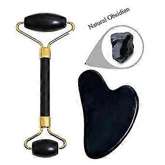 Facial Massager, Obsidian Material, 1 Piece, Facial and Full Body Massagerxx