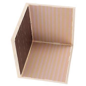 Miniature Dollhouse Background Prop for Decoration with 3D Micro Scene