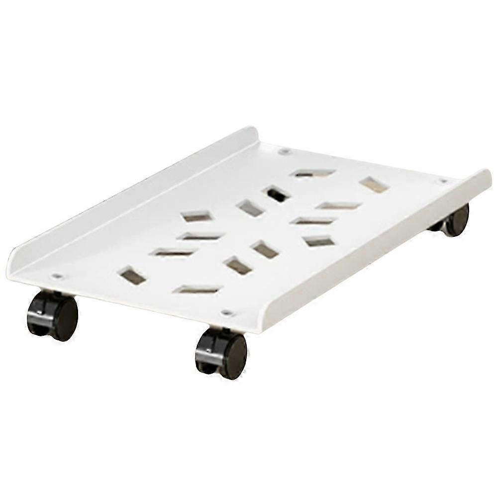 Mobile Computer Tower Holder CPU Stand Adjustable Computer Tower Stand with 4 Caster Wheels Under Desk Holder