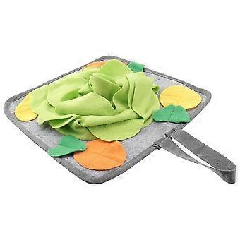 1pc Kaninchen Nahrungssuche Matte Lustige Interaktive Nase Arbeit Kleine Tier Fütterung Matte