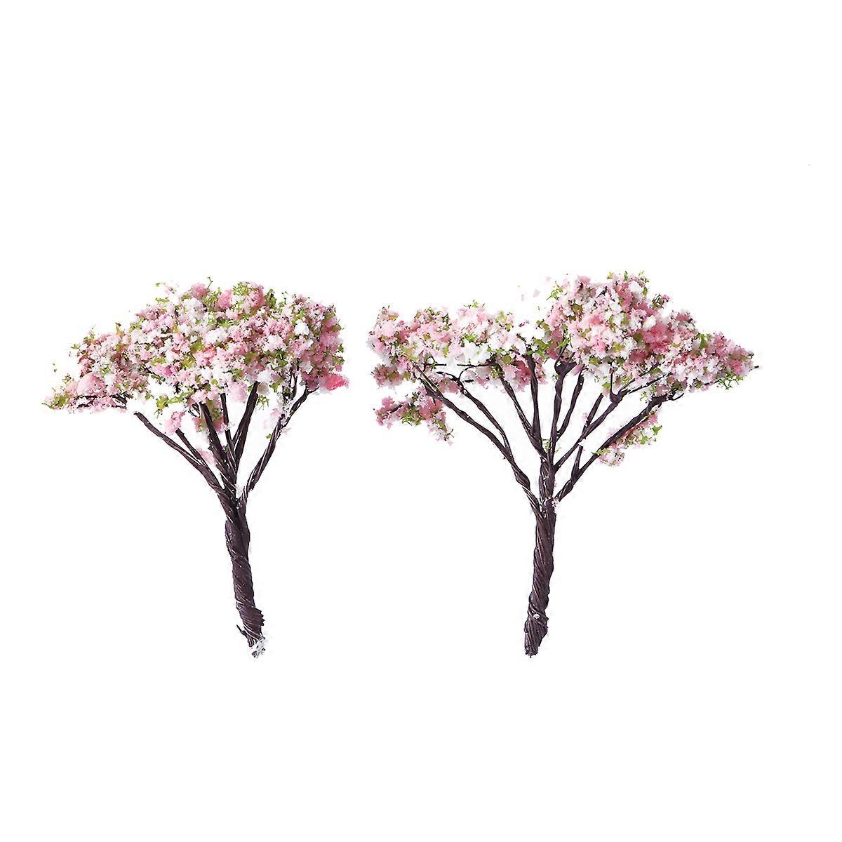 Simulation Tree Garden Decorations for Micro Landscape Use with 10Pcs