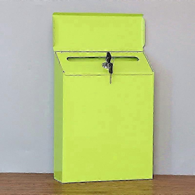 Locking letter box for wall installation