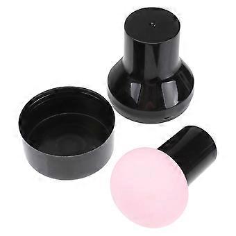 3 Pcs Mushroom Head Makeup Flash Foundation Liquid Cream-corrector Sponge Cosmetic Puff with Handle for Women (Random Color)