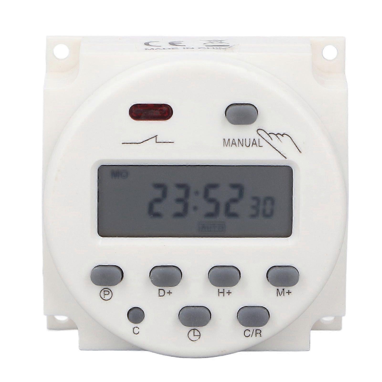 Timer Switch Programmable Time Relay Power Controller AC 220V for Equipment Appliance