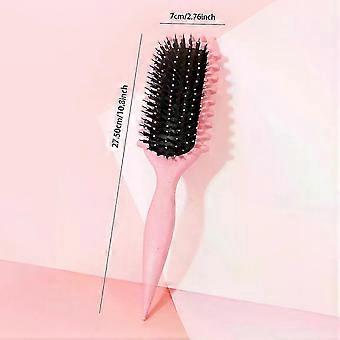 Escova modeladora para cabelos cacheados, pente desembaraçador para cabelos cacheados molhados, ferramenta para remover rugas.