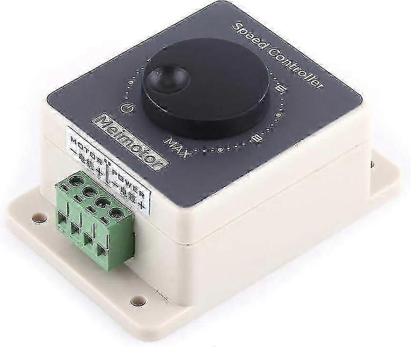 DC Motor Speed Controller, PWM Pulse Width Modulator, 10-60V 20A, Waterproof Case, Adjustable Speed