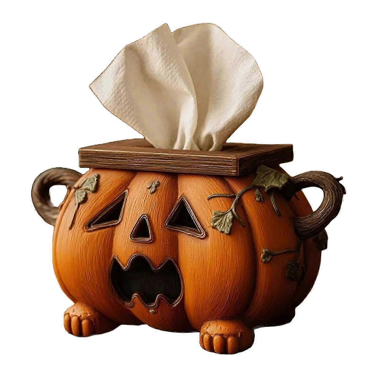 Fall-Themed Tissue Box Holder