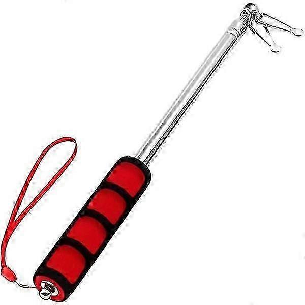 2m Collapsible Stainless Flagpole Red