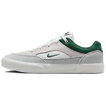 Nike SB MALOR Halksäkra Slitstarka Låga Skateboardskor Unisex Vit Grå FV6064-002
