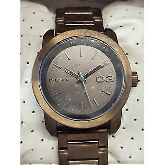 Diesel Brown Watch Quartz Boxed 38mm Face New Battery RRP £199 UK Sale
