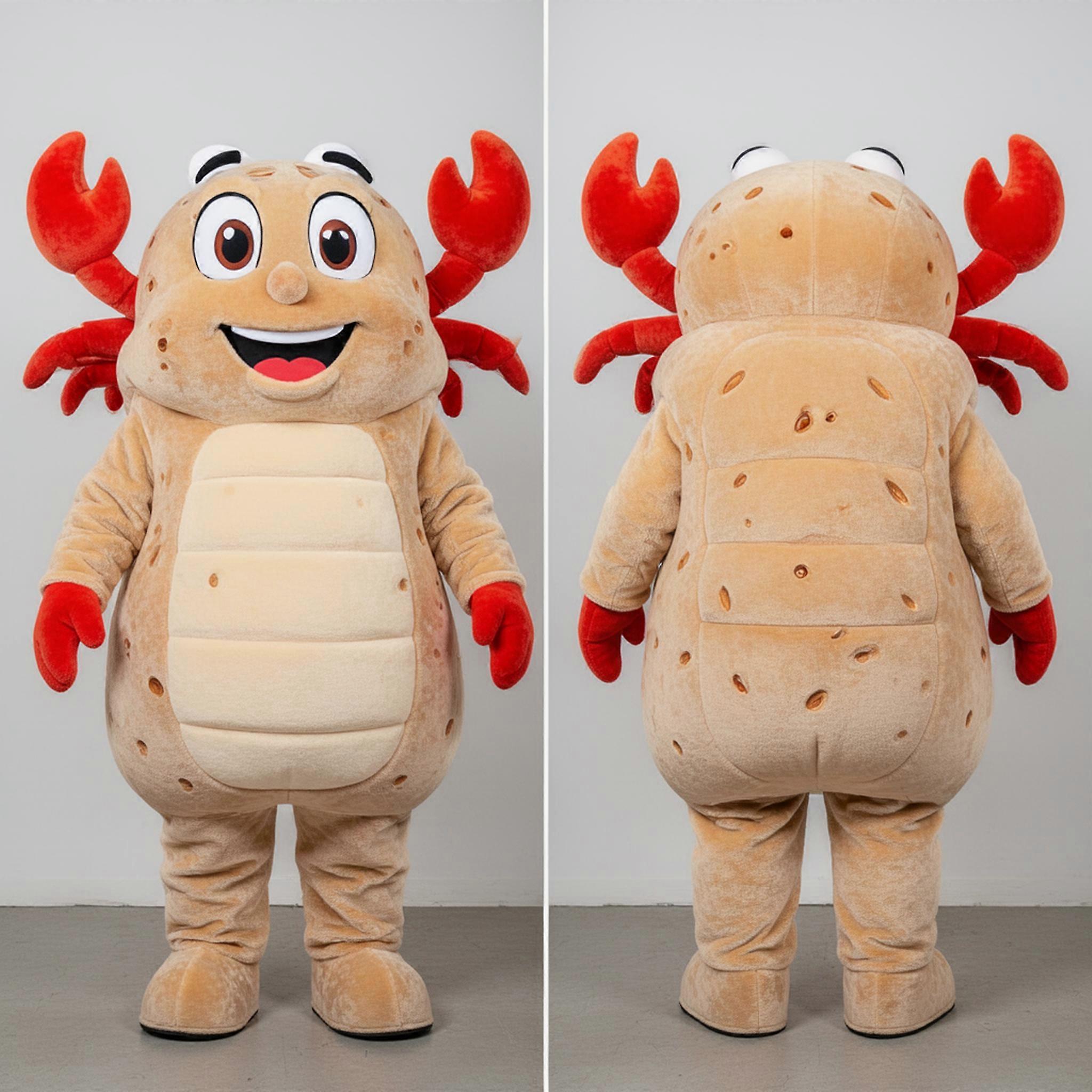MASTICOT Beige Rounded Crab Cakes Mascot