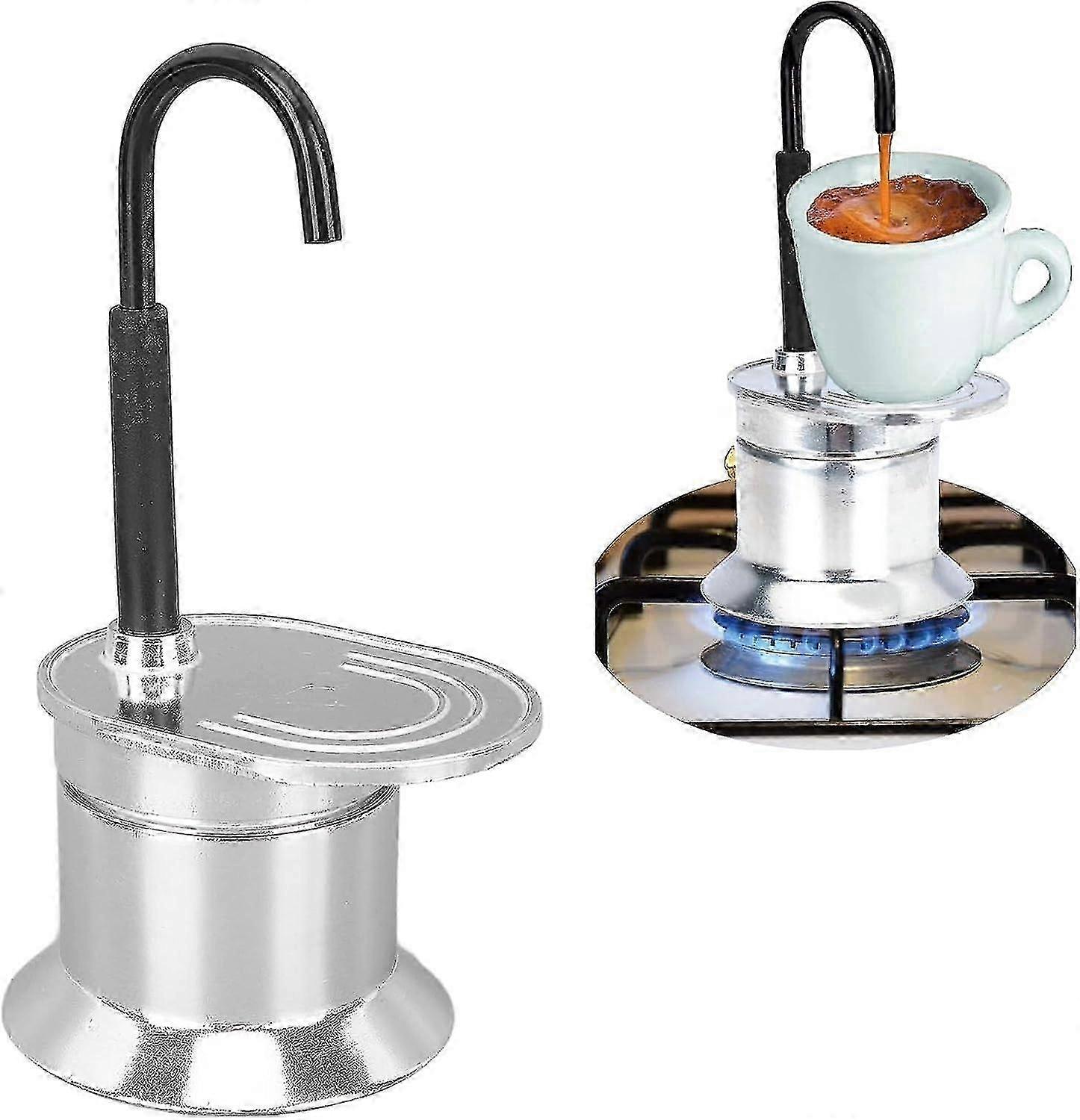 Compact Aluminum Moka Pot