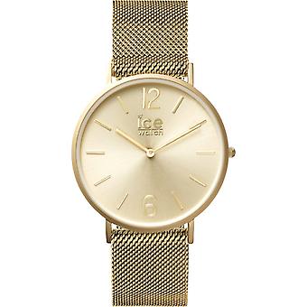 Ice city milanese Quartz Analog Women's Watch with Stainless Steel Bracelet Gold Plated IC012706