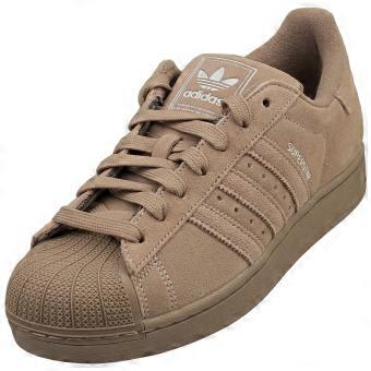 adidas Superstar II Unisex Fashion Trainers in Chalky Brown