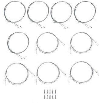 Bike Derailleur Cable Replacement for 10Sets Brake and Shifter Cable