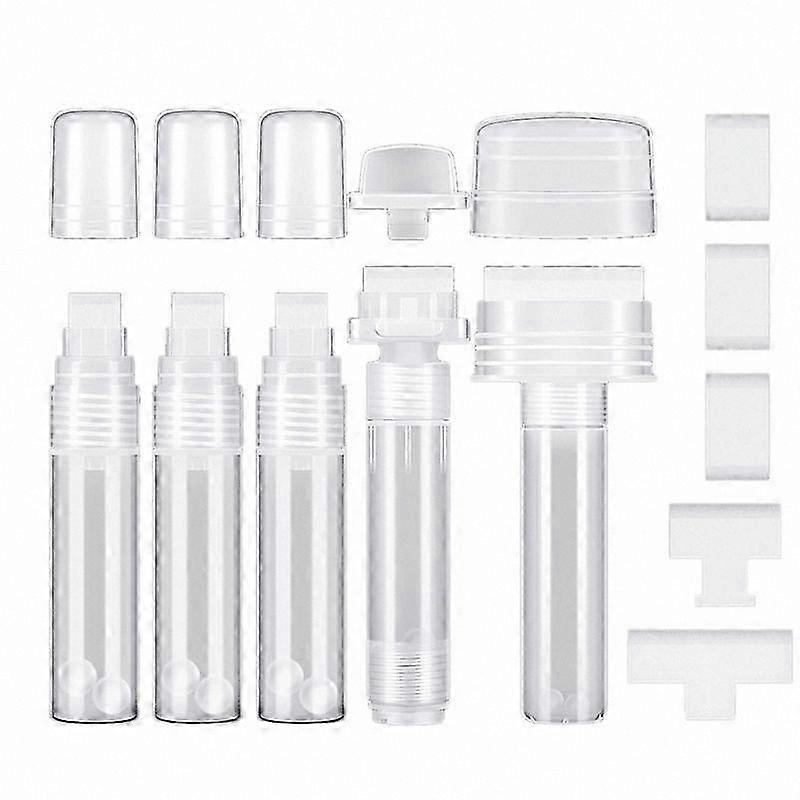 Refillable Graffiti Paint Markers 5 Pack, Touch Up Pens with 5 Replacement Tips
