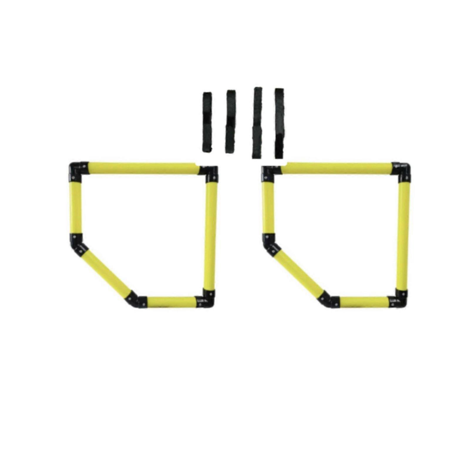 Soccer Target Frame Easy Setup Goal Accuracy Coach Adjustable Straps