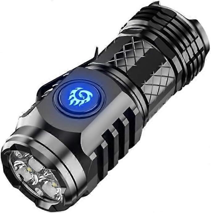 Flash super strong flashlight, LED flashlight, mini flashlight, adjustable brightness-bj