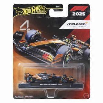 Hot Wheels Premium Formel 1 McLaren racerbil nr 4, skala 1:64