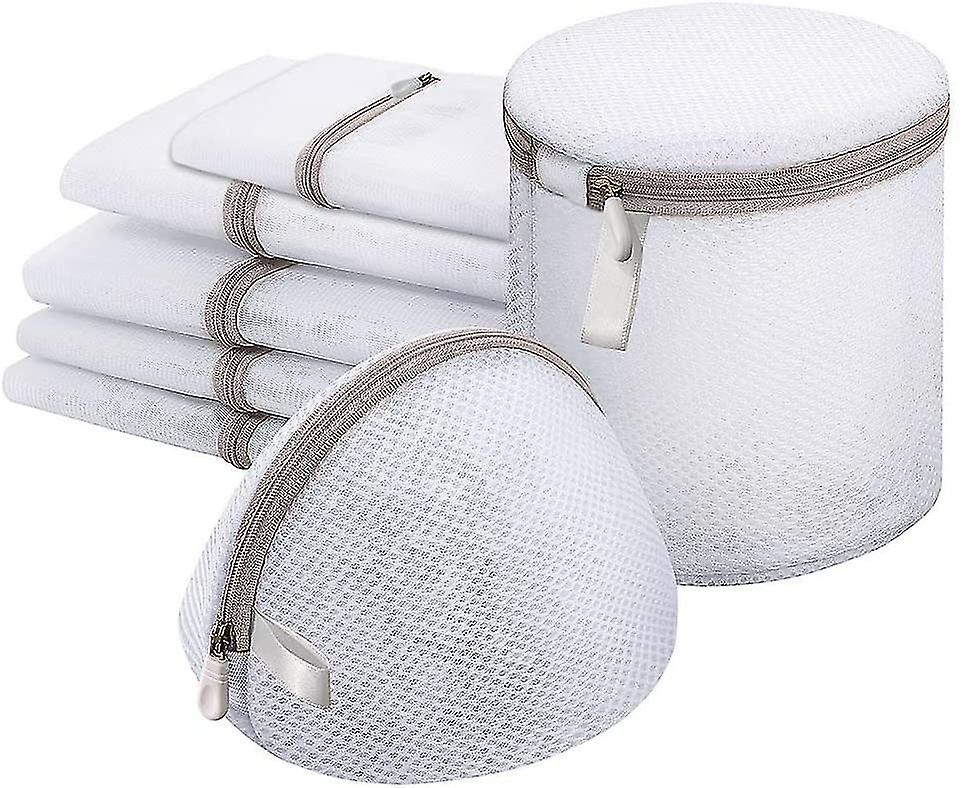 7pcs Laundry Nets  Washing Machine Mesh Mesh Laundry Bags With Zipper