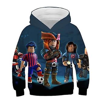 2022 New Children's Clothing Long-sleeved Hoodie Fun Roblox Game