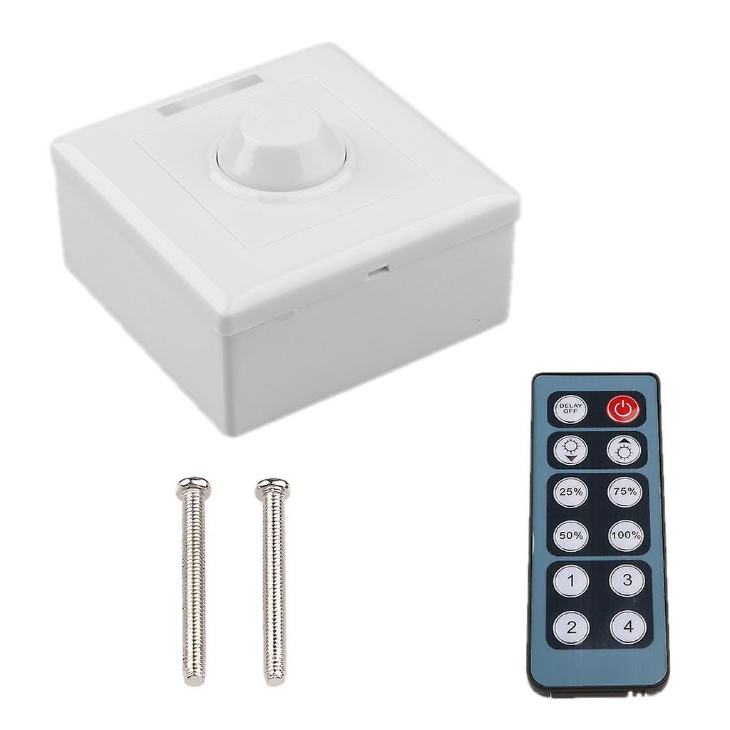 DC12V LED Light Rotary Dimmer Panel with IR Remote Controller for LED Light