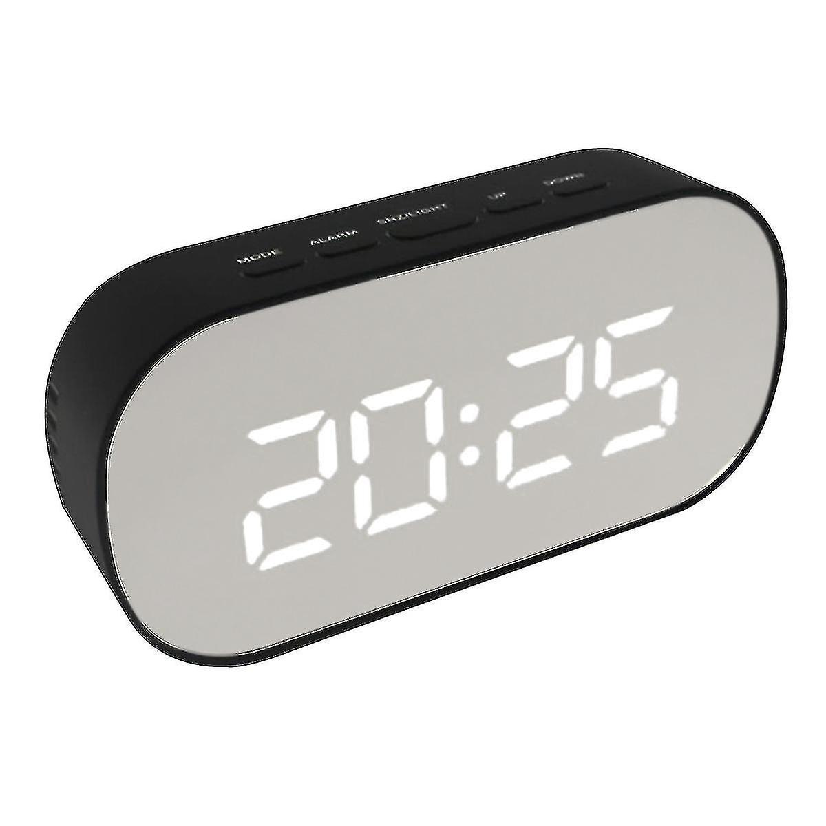 Led Digital Alarm Clock Desktop Kids Bedroom Home Decor Temperature Snooze Function Desk Clock