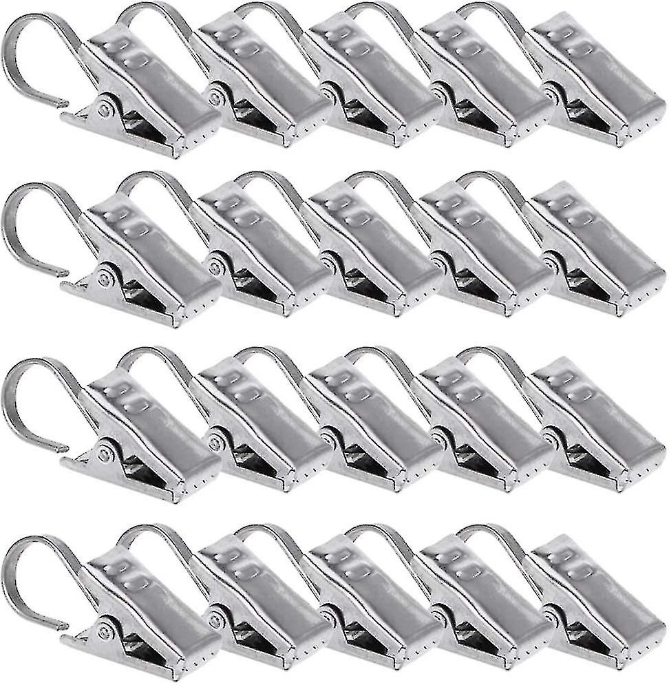 Pack Of 20 Curtain Clips Clips With Hooks