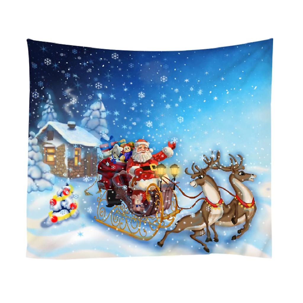 Christmas Theme Wall Hanging Tapestry 150x150cm E