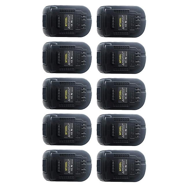 10X Mt20dl Battery Adapter For Makita 18v Bl1830 Bl1860 Bl1815 Li-ion Battery For Dewalt 18v 20v Dcb200 Li-ion Battery