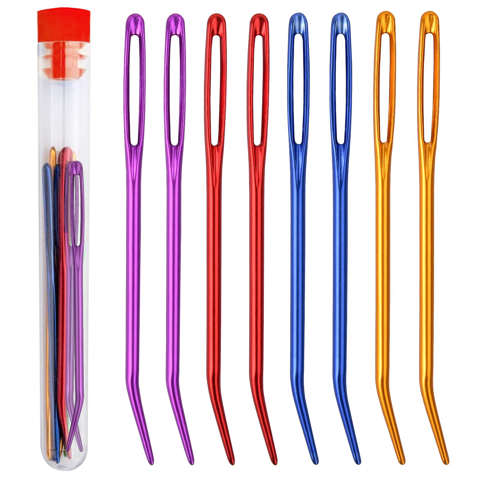 8 Pcs Bent Tip Tapestry Needles, Sweater Needle