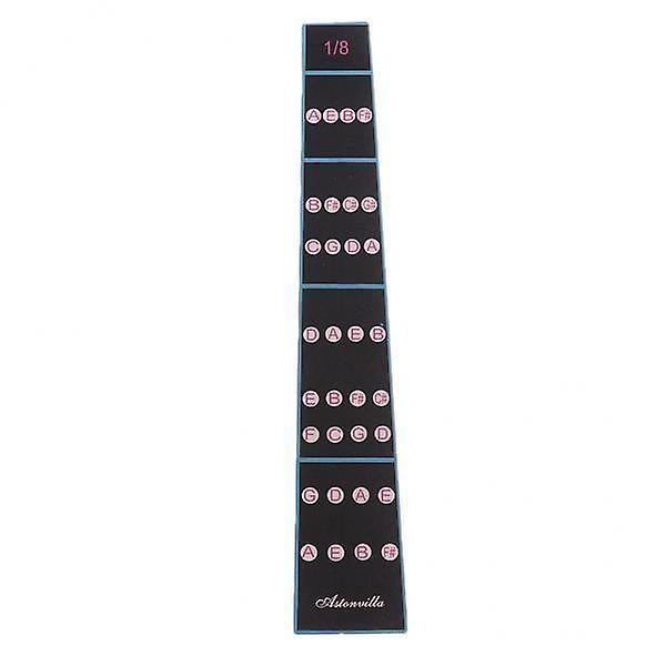 8x1 Violin Fiddle Fingerboard Intonation Chart Stickers Fingering Labels 1/8