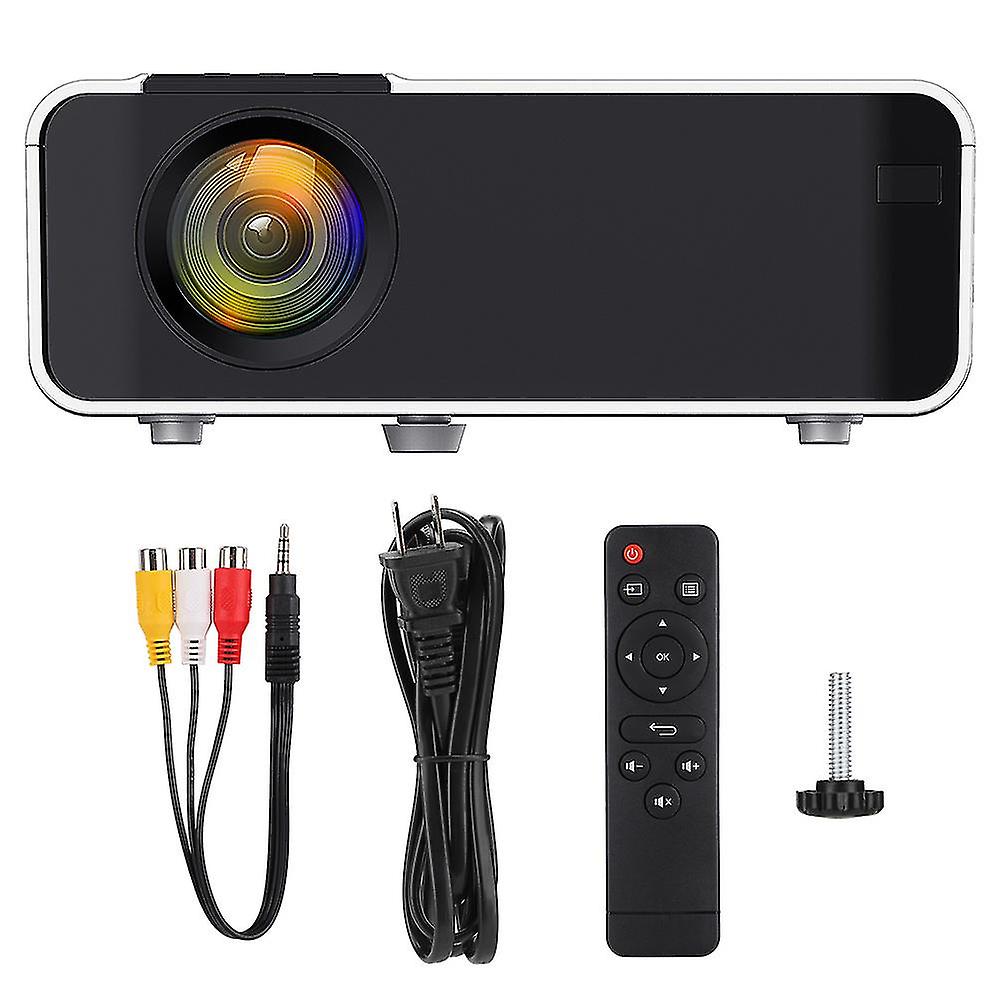 Portable Ultra Hd Led 4k Projector Wifi Bluetooth 1080p With Remote Control 110-240v (us Plug)