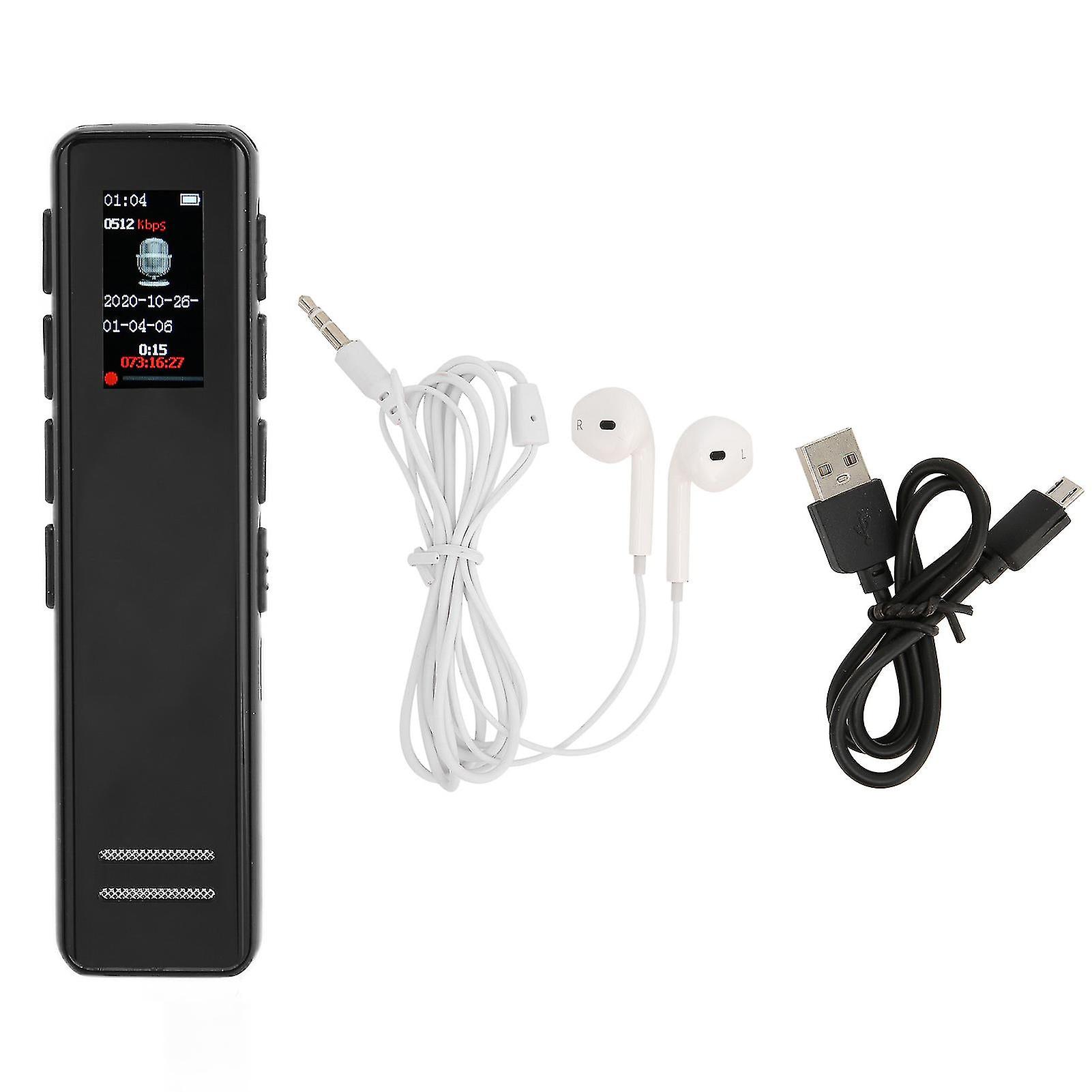 Digital Voice Recorder Mini Portable Hd Noise Reduction Recorder For Lectures Meetings Interviews32gb