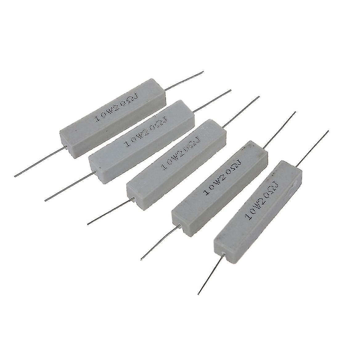 5x 10w 20 Ohm 5% κεραμική αντίσταση τσιμέντου wirewound 10 Watt