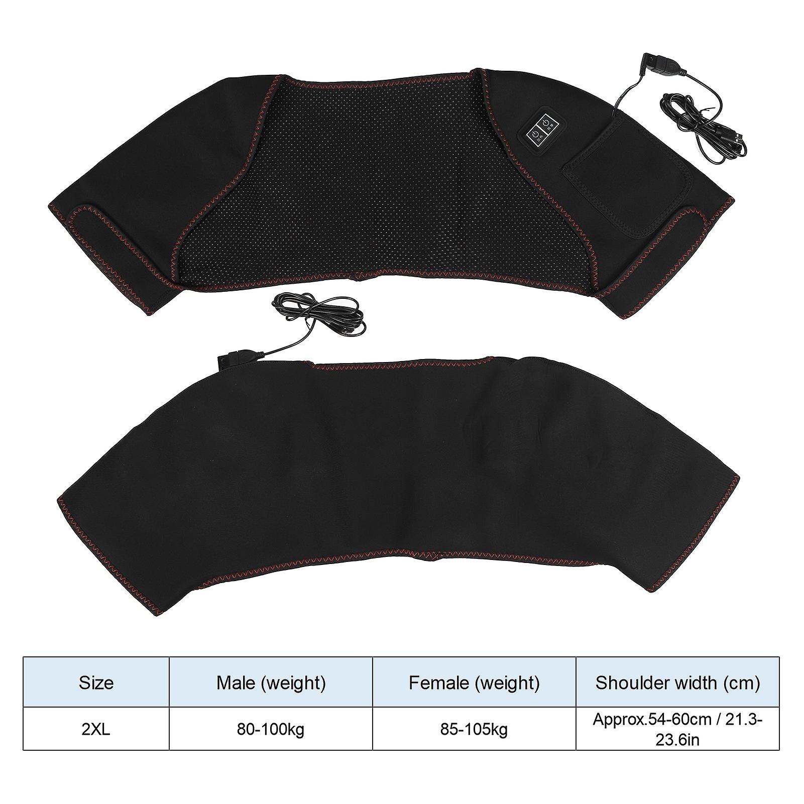 Heated Shoulder Pad Soft Heated Shoulder Wrap Adjustable For Shoulder For Men For Women For Shoulder Pain Relief