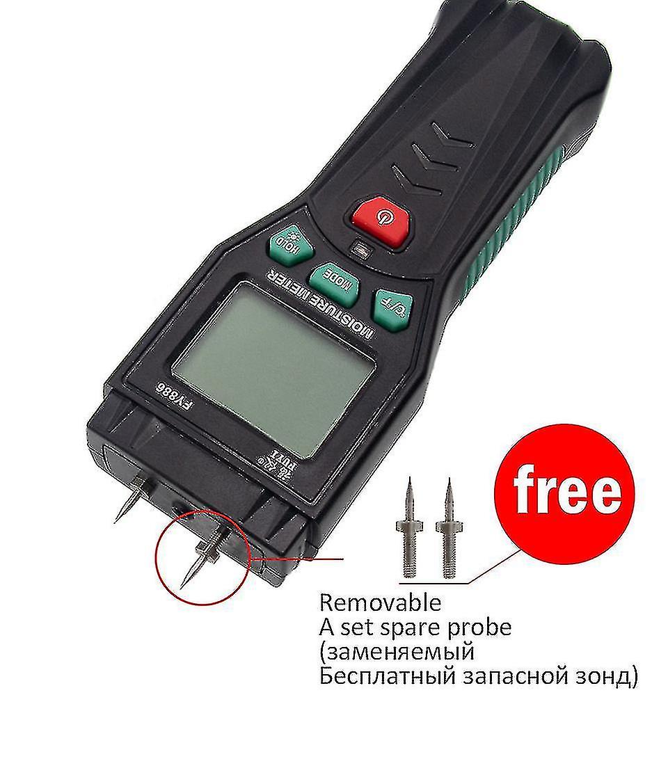 Fy886 Miernik wilgotności drewna Higrometr Drewniany detektor wilgoci Gęstość drzew Cyfrowy tester wilgotności drewna Detektor wilgoci drewna