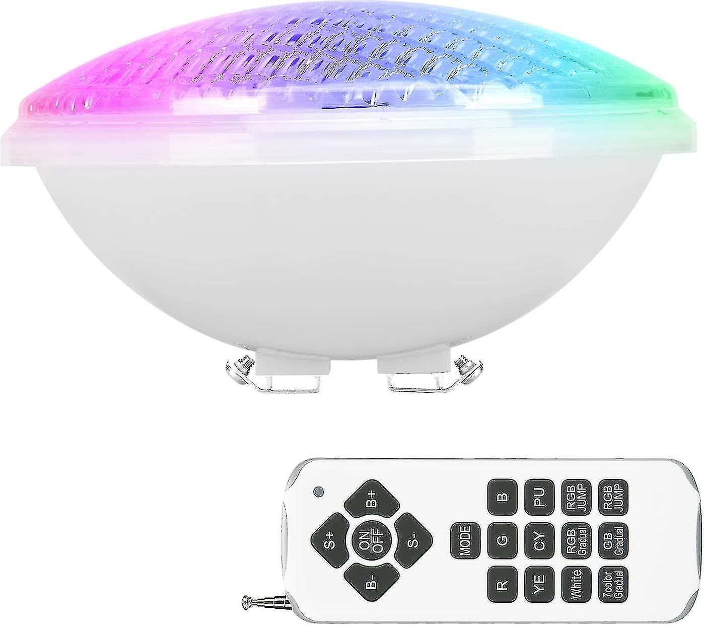 36W Par56 Pool Light, Led Pool Spotlight Waterproof Ip68, Led Submersible Pool Light 12v Dc/ac, Mult