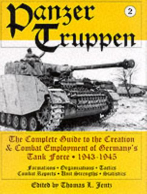 Panzertruppen بقلم توماس ل. جينتز، كتاب غلاف ورقي