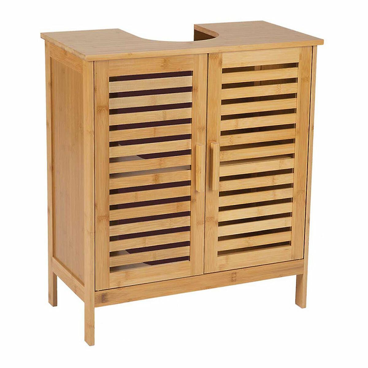 Vanity unit under the washbasin Andrea House ba73151 bamboo 60 x 30 x 62 cm