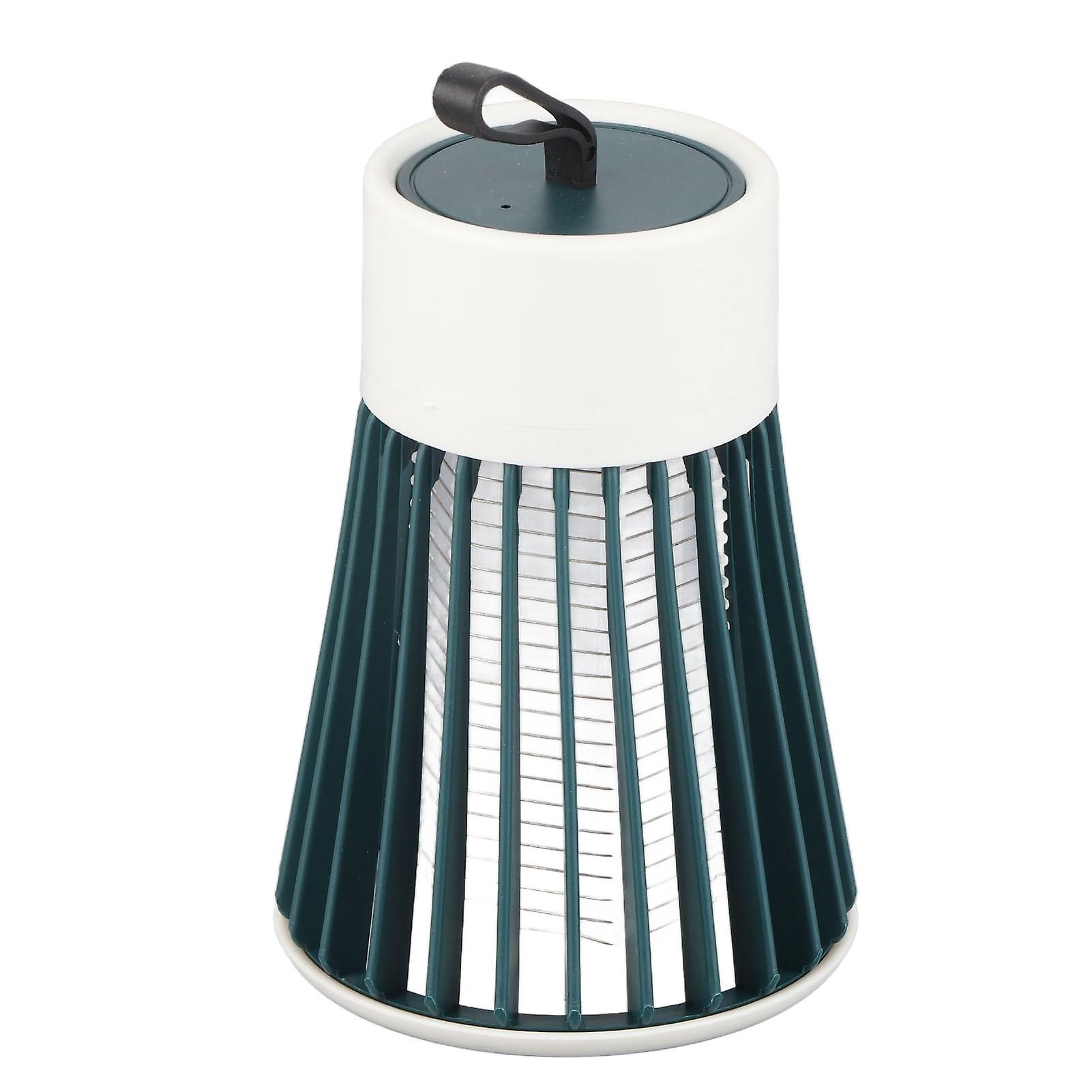 Electric Fly Killing Light USB Rechargeable ABS Green 12.5x8.7cm