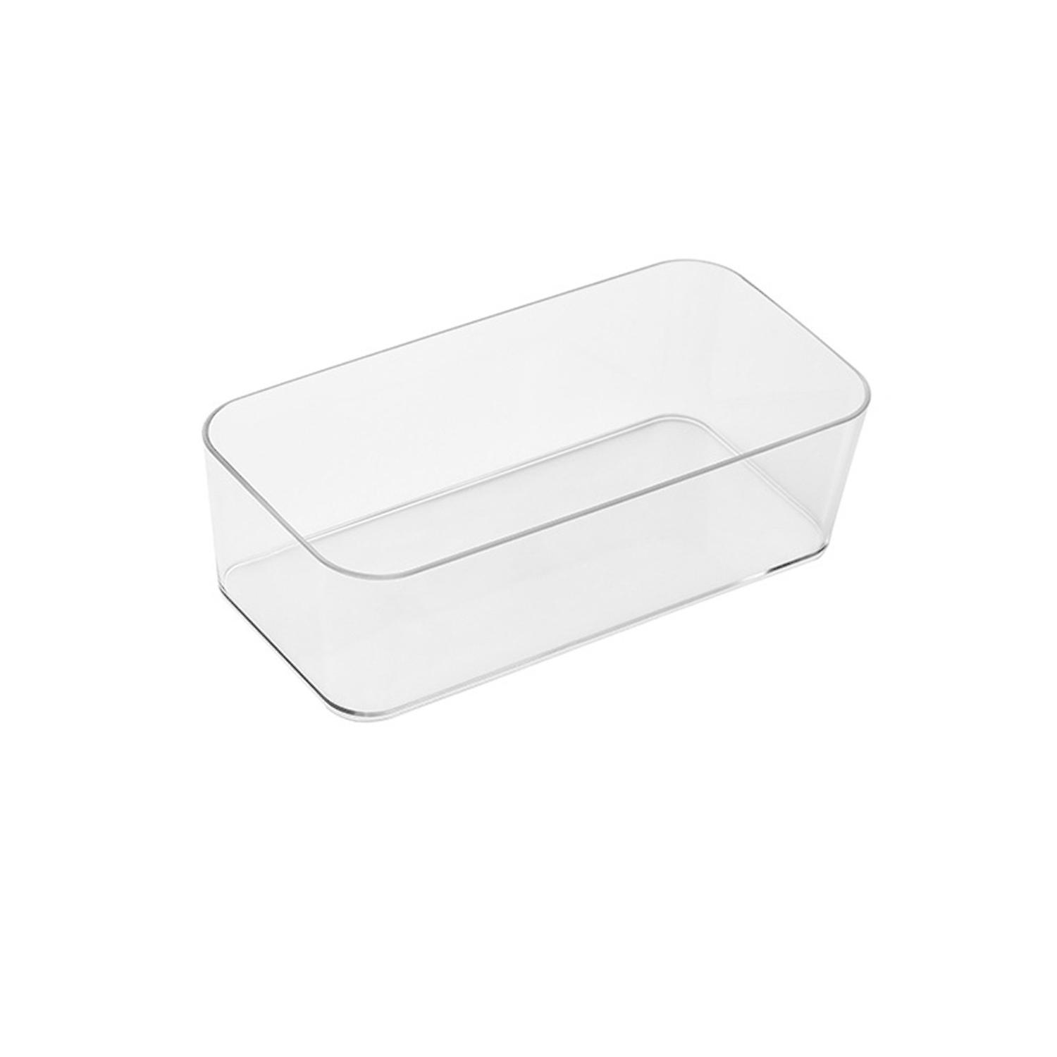 Storage Box Transparent Multiple Sizes Keep Neat Rectangle Cosmetics Cabinet Drawer Organizer Box Ho