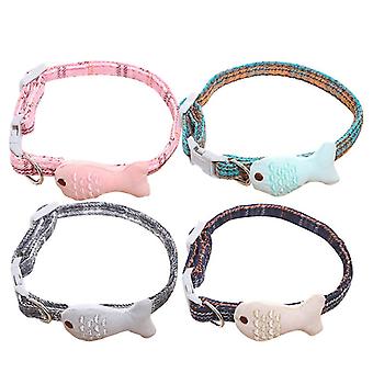 4pcs Pet Cat Collar