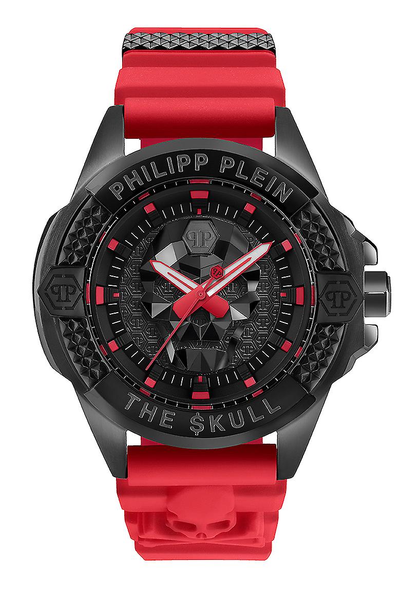 Philipp Plein Unisex Watch Analog Quartz THE $KULL PWAAA2424 Silicone