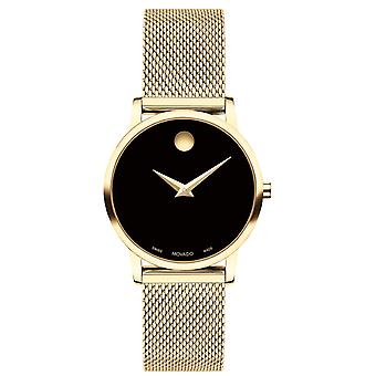 Movado museum Women's Analog Swiss Quartz Watch with Stainless Steel Bracelet 607627