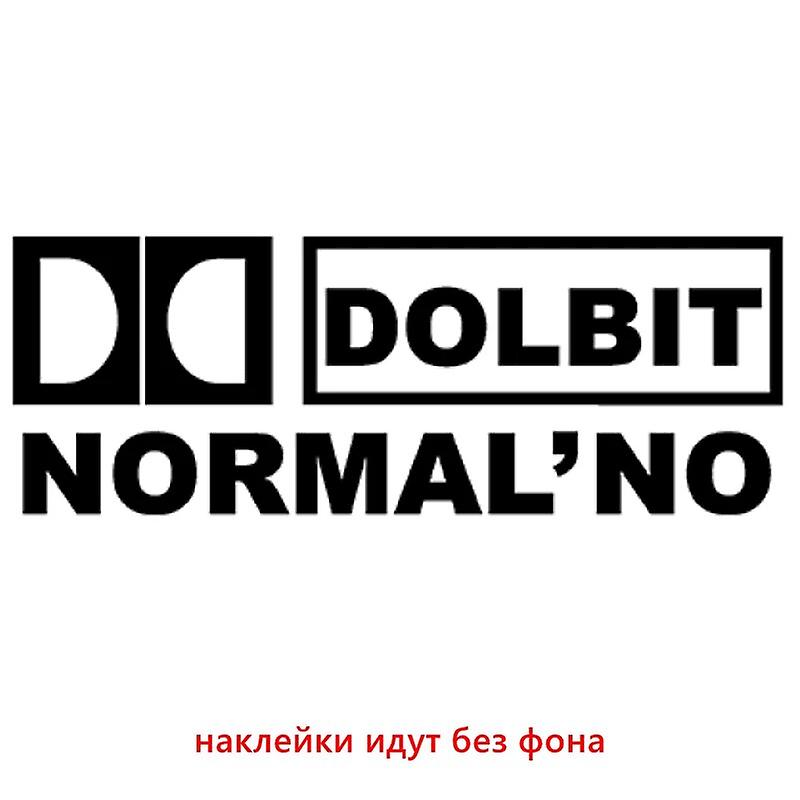 CK2302 # 30 * 11 سنتيمتر دولبيت عادي لا ملصقات سيارة مضحكة الفينيل صائق ملصقات السيارة لسيارة الوفير نافذة ديكور السيارة ~ 12417